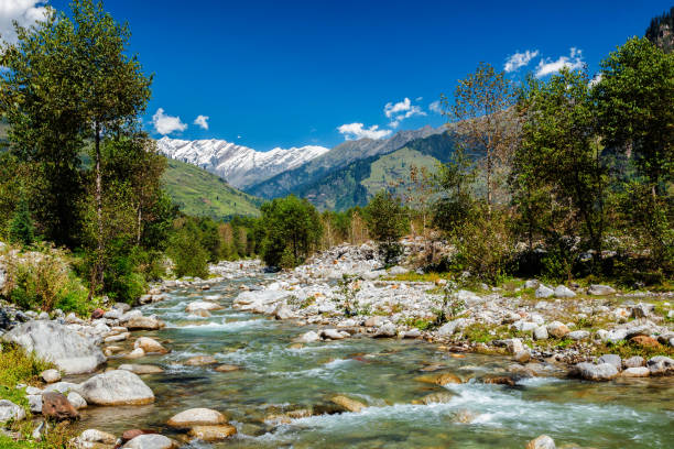 istock Beas River in Kullu Valley, Himachal Pradesh, India 1182843784