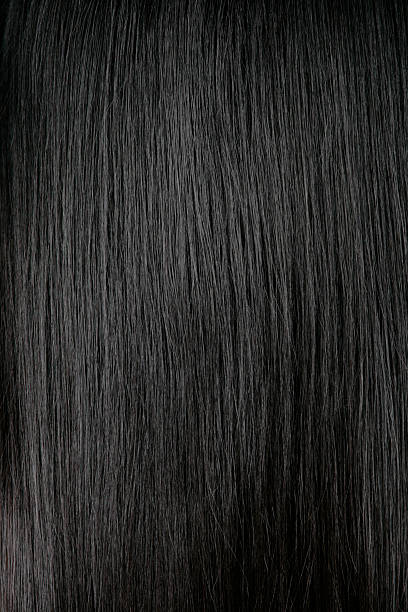 Black Hair Background Stock Photo - Download Image Now - Textured, Full  Frame, Black Hair - iStock