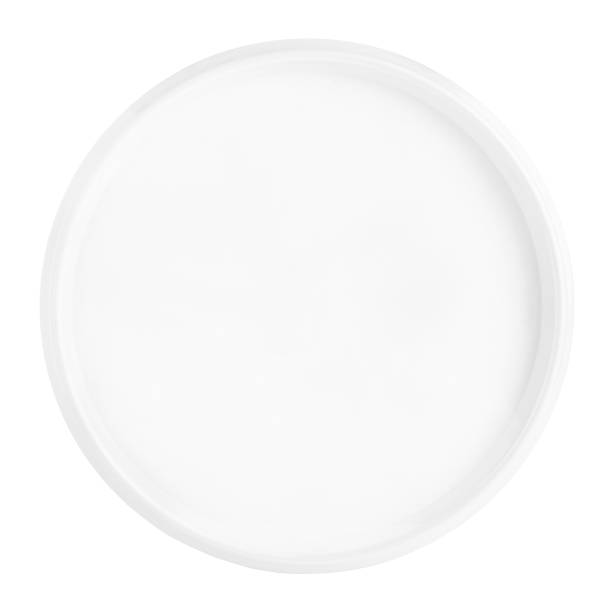 istock White round signboard isolated on a white 1182846685