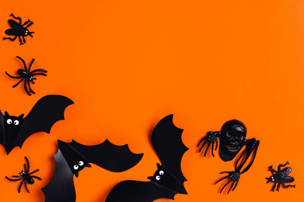 istock Holiday card, halloween horror story. 1182847054