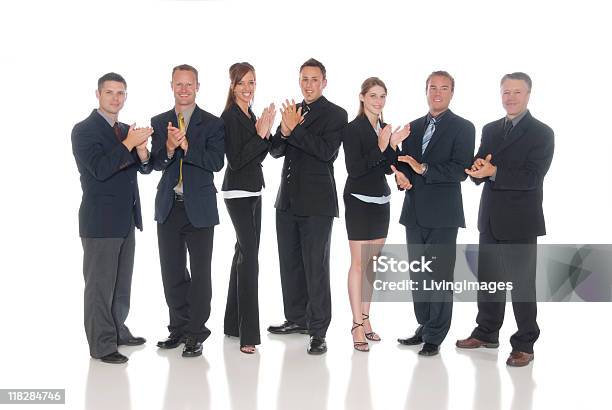 Business Gruppe Stockfoto und mehr Bilder von Anzug - Anzug, Applaudieren, Arbeitskollege