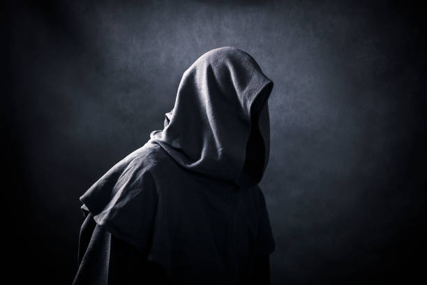 istock Ghostly figure in the dark 1182848911