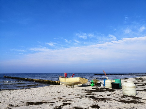 Vacations in Poland - Baltic seashore in Pobierowo, small tourists resort in west pomeranian voivodeship