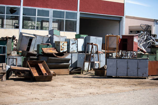 istock Big pile of scrap metal boxes 1182856006