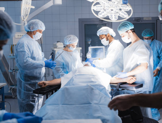 Free Stock Photo of Medical team performs surgical operation in ...
