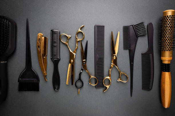 istock Various hair dresser tools 1182857955