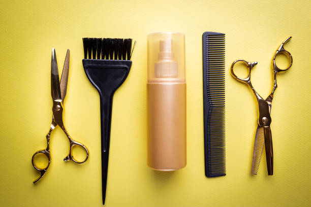 istock Various hair dresser tools 1182858214