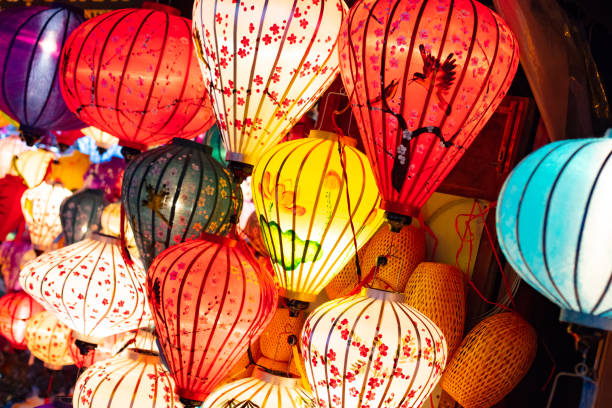 istock Hoi An Decorative Lanterns in Vietnam 1182858498