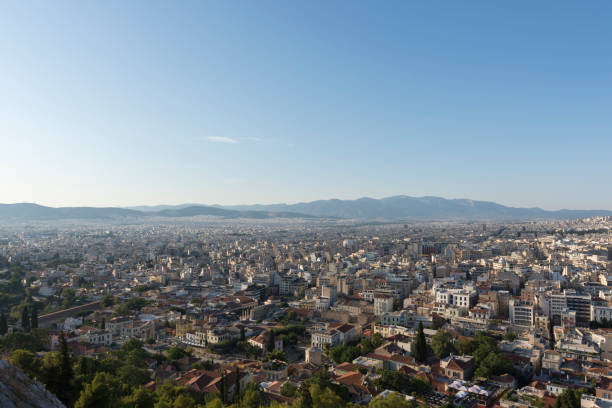 istock Athens city panorama seen from the Acropolis 1182859650