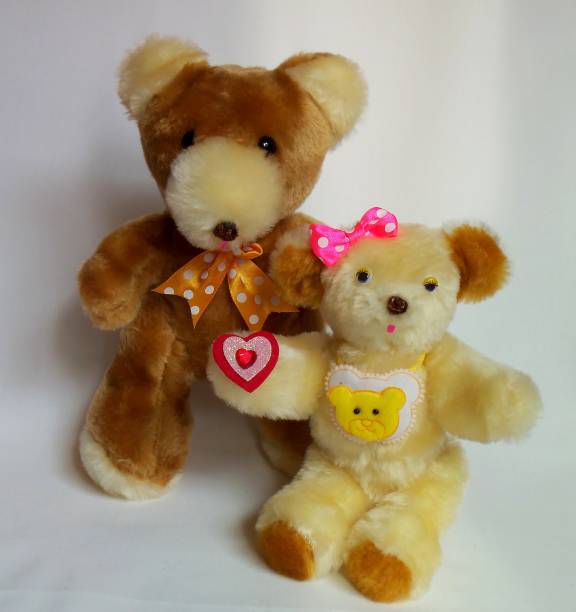 istock Multi-colored artificial fur for sewing soft toys 1182863074
