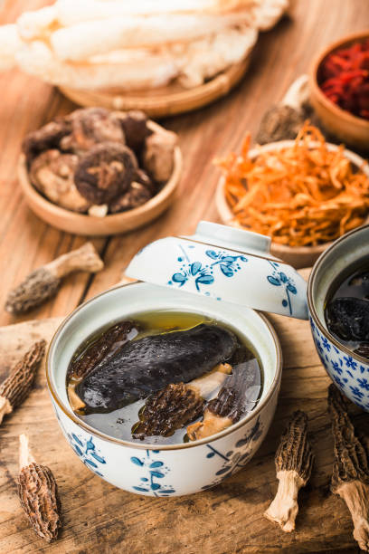 istock Stewed chicken with MorelChinese cuisine 1182867464