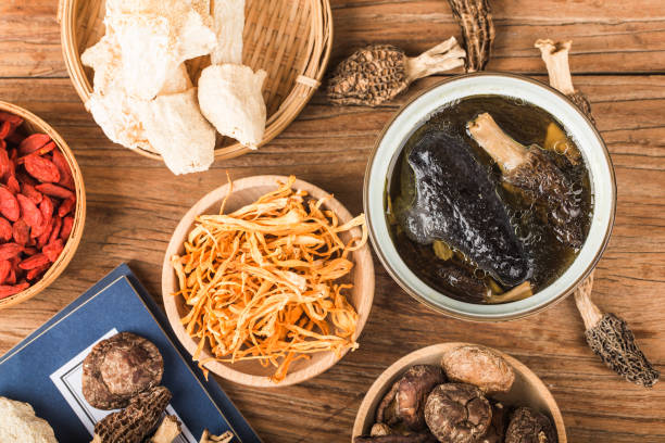Stewed chicken with MorelChinese cuisine