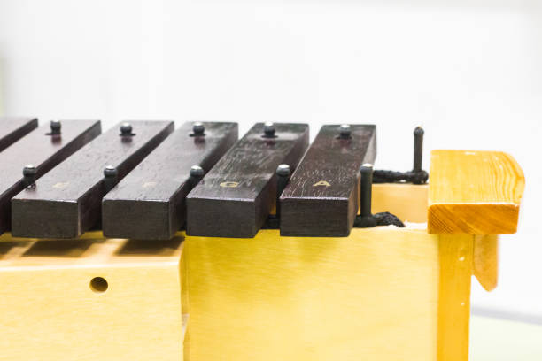 istock Wooden xylophone in a music classroom 1182874576