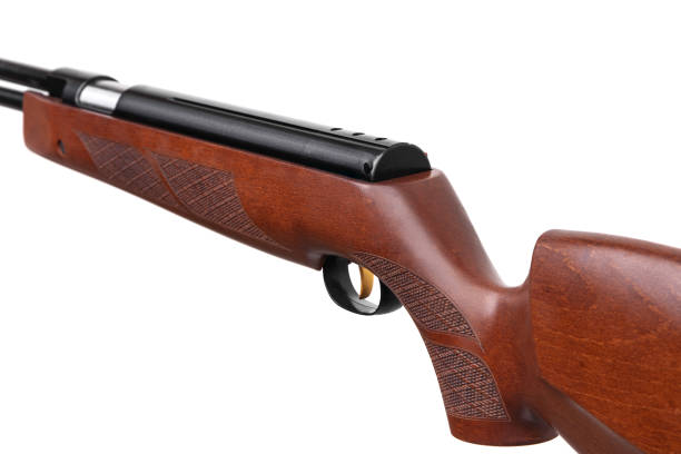 istock Pneumatic rifle isolated on white background 1182876817