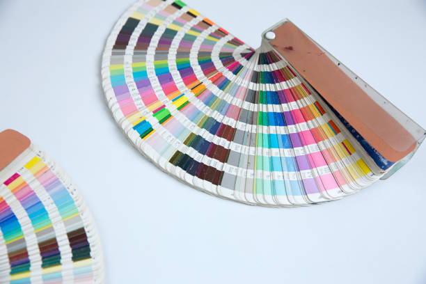 istock Sample colors catalogue pantone or colour swatches book 1182876865