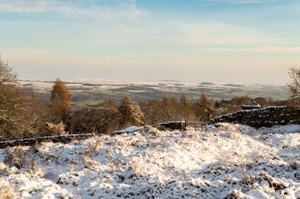 istock Winter snow on Ilkley moor. Yorkshire 1182877706