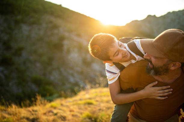 istock I'm tired dad, carry me on your  back 1182878111