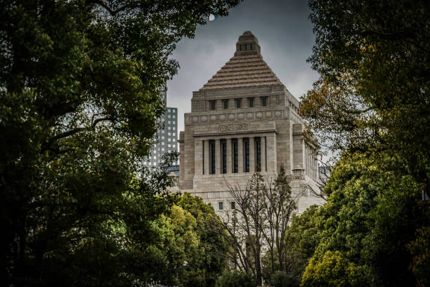istock Parliament and the cloudy sky 1182879689