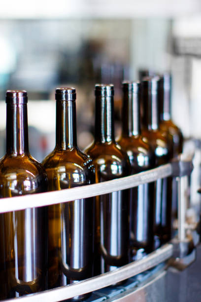 Winery background, alcohol shop