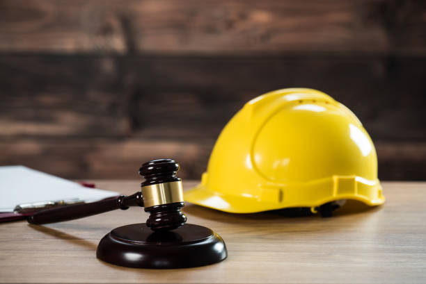 istock Law and Justice concept Construction law. Labor law Theme. 1182880368