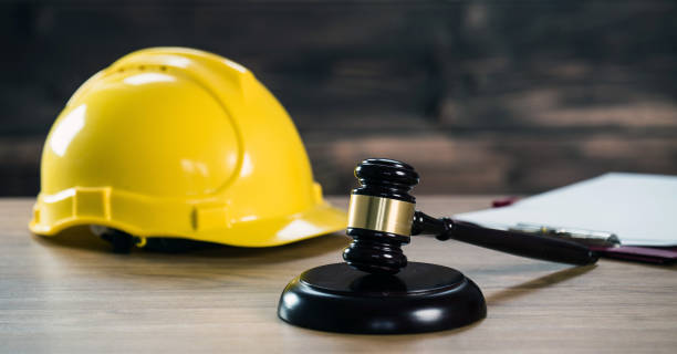 istock Law and Justice concept Construction law. Labor law Theme. 1182880411