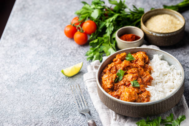 istock Chicken tikka masala 1182881212
