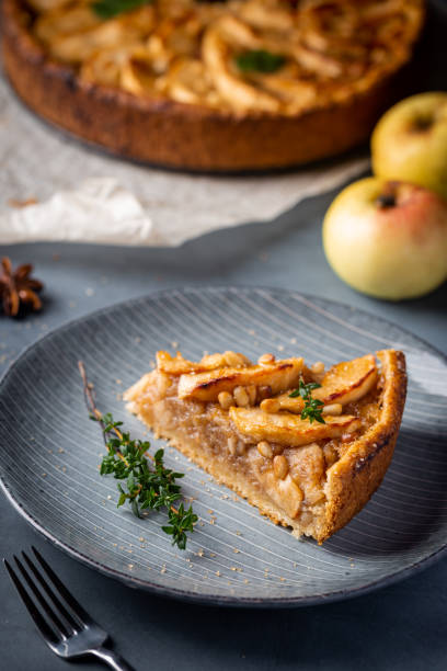 istock Slice of Apple Pie 1182881480