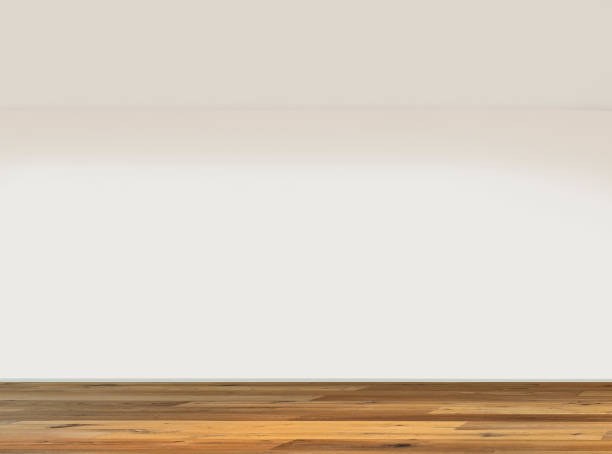 istock Empty Modern interior for background with wooden hardwood floor 1182881821
