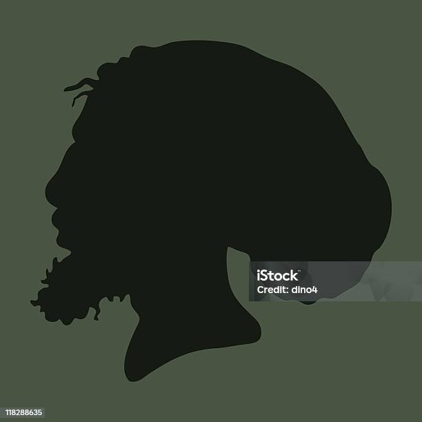 Rastahead Stock Illustration - Download Image Now - Rastafarian, Men, In Silhouette