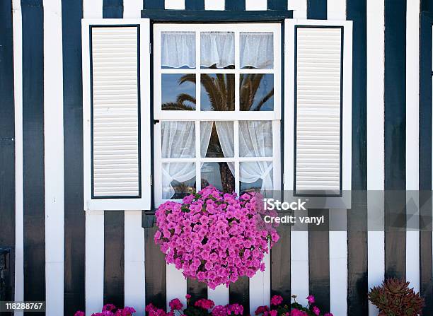 Typical Colored Window Of Quotcosta Nova Do Pradoquot Portugal Stock Photo - Download Image Now