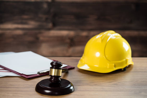 istock Law and Justice concept Construction law. Labor law Theme. 1182887929