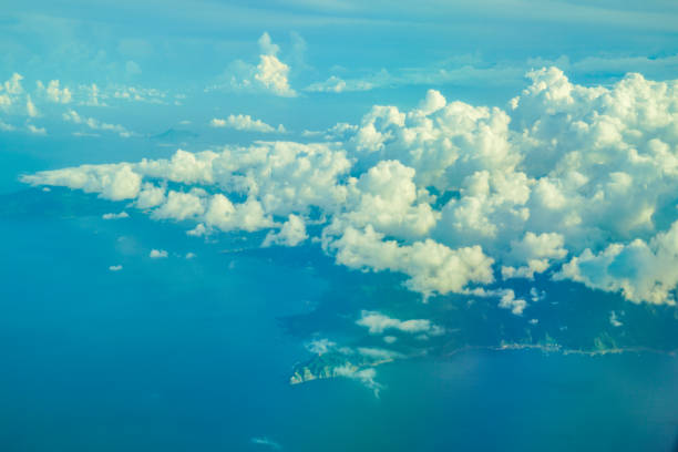istock Taiwan landscape as seen from an airplane 1182890219
