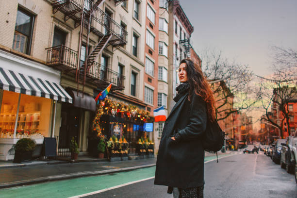 istock sunset in Soho, Manhattan, NY 1182892347