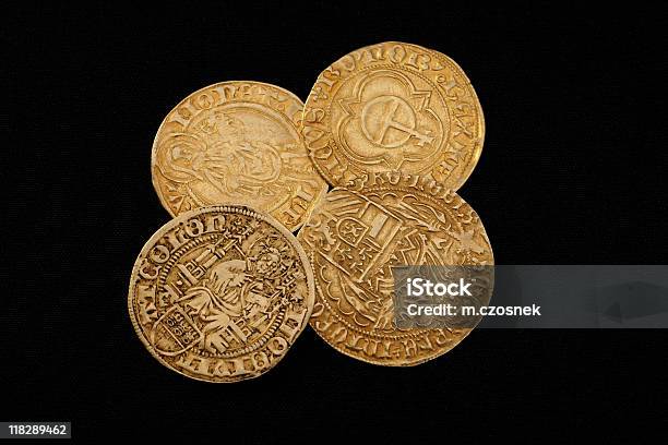 Ancient Gold Coins Stock Photo - Download Image Now - Coin, Medieval, Ancient