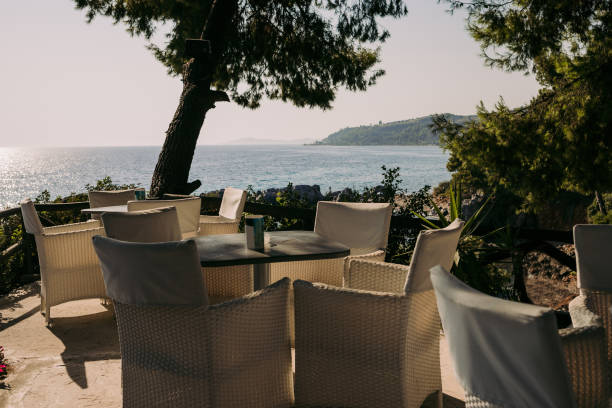 istock wicker chairs and tables in a summer cafe 1182901170