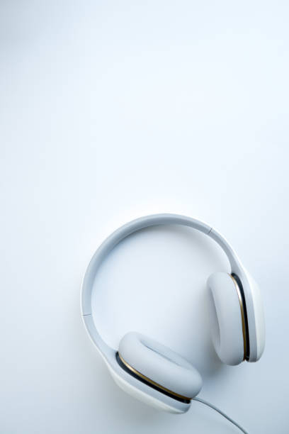 istock White Music Headphones isolated on White Background 1182904577