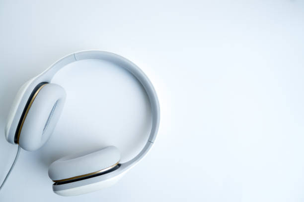 istock White Music Headphones isolated on White Background 1182904817