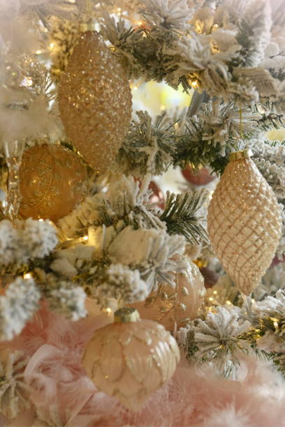 istock Christmas tree with gifts and decorations 2020 1182905875