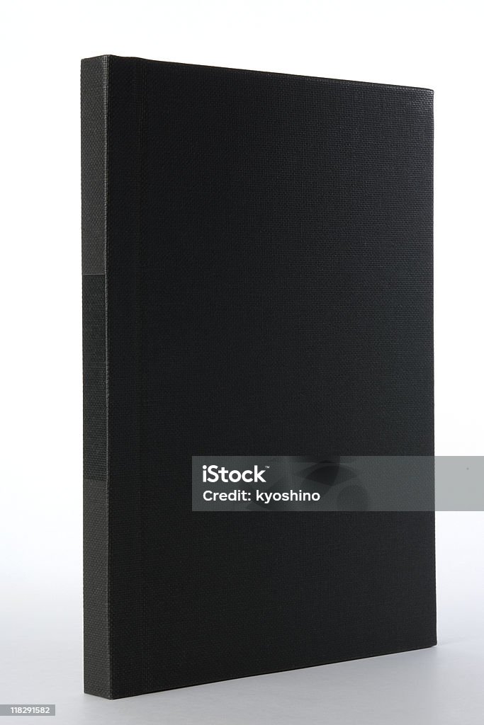 Puste zdjęcie puste czarny kolorowy Książka na białym tle - Zbiór zdjęć royalty-free (Abstrakcja)