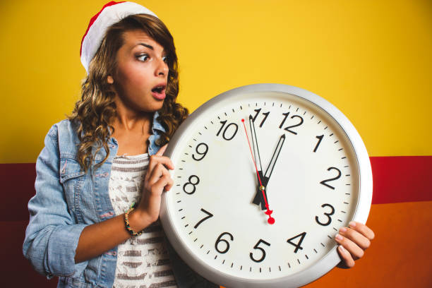 istock Surprise at new year's midnight 1182921448