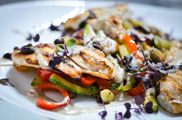 istock grilled meat & vegetables with fresh ingredients 1182922184