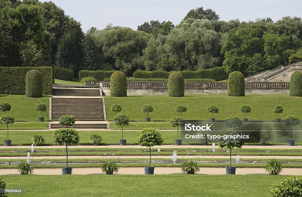 Le jardin de Style Baroque originelle. - Photo de Allemagne de l'Est libre de droits