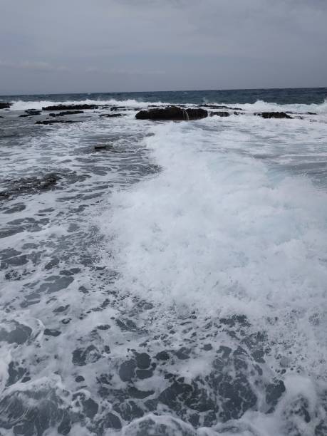 istock Cyprus sea ​​foam, storm 1182926802