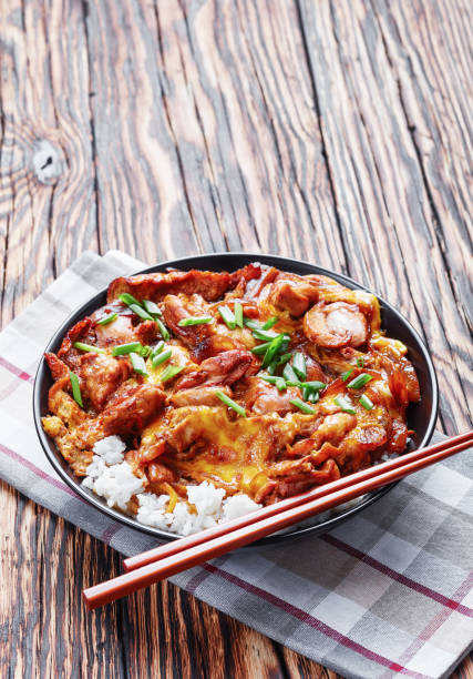 istock Oyakodon, Japanese Chicken and Egg Rice Bowl 1182929013