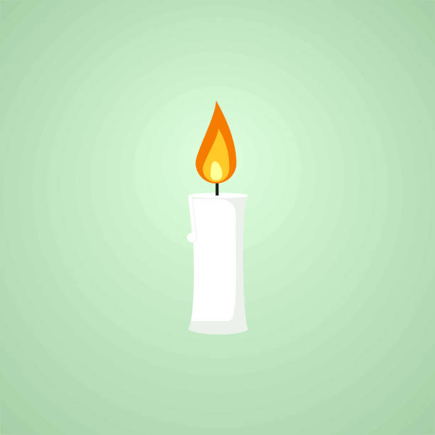 lit candle template vector design lit candle template vector design you and me stock illustrations