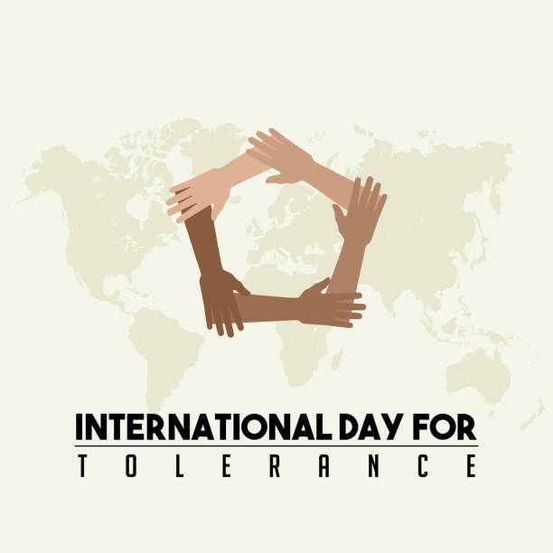 internationaler tag der toleranz - gleichheit stock-grafiken, -clipart, -cartoons und -symbole