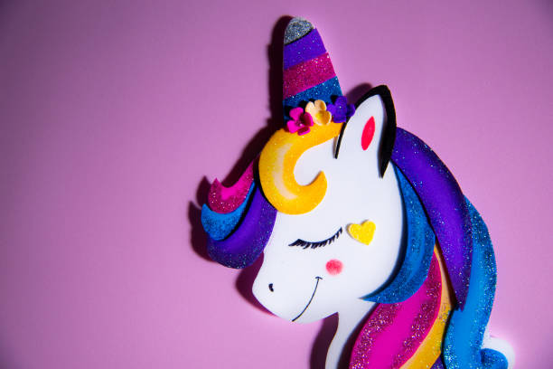 istock Colorful and fun unicorn background 1182930653