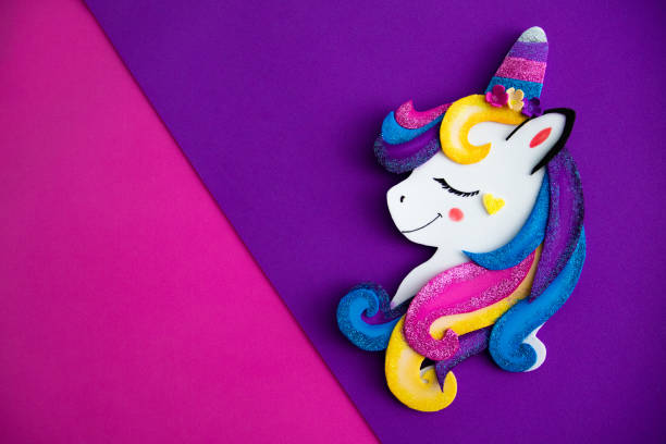 istock Colorful and fun unicorn background 1182930892