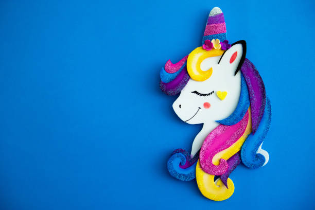 istock Colorful and fun unicorn background 1182930998