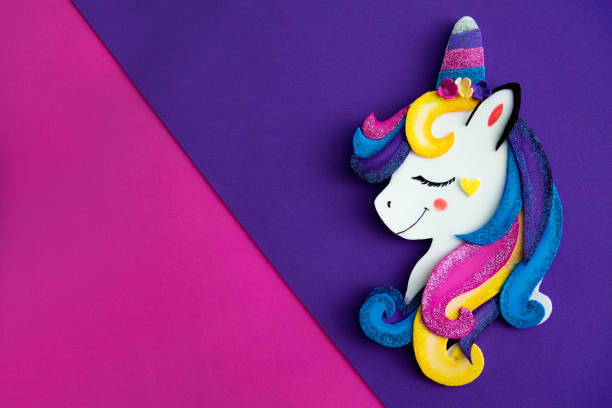 istock Colorful and fun unicorn background 1182931577